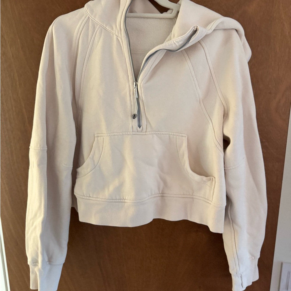 Cream Lululemon Women's Hoodie